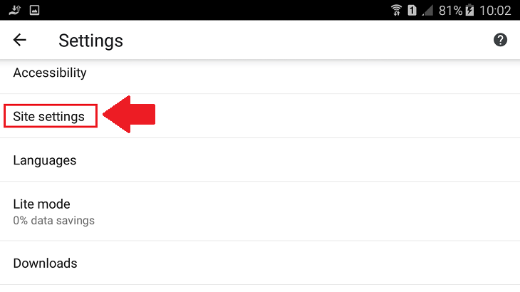 Hướng dẫn chặn quảng cáo Google Chrome trên Android