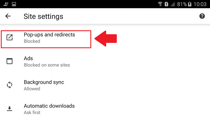 Hướng dẫn chặn quảng cáo Google Chrome trên Android