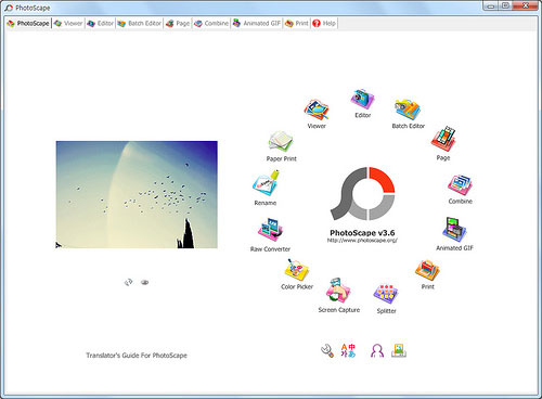 Phần mềm PhotoScape