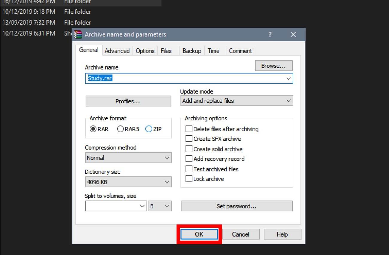 Cách nén file với Winrar