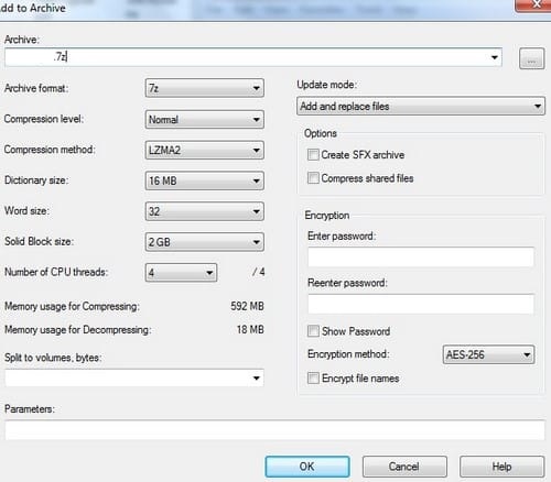 Cách nén file với 7-ZIP