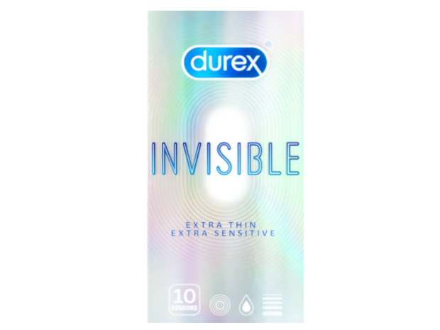 Bao cao su siêu mỏng Durex Invisible 