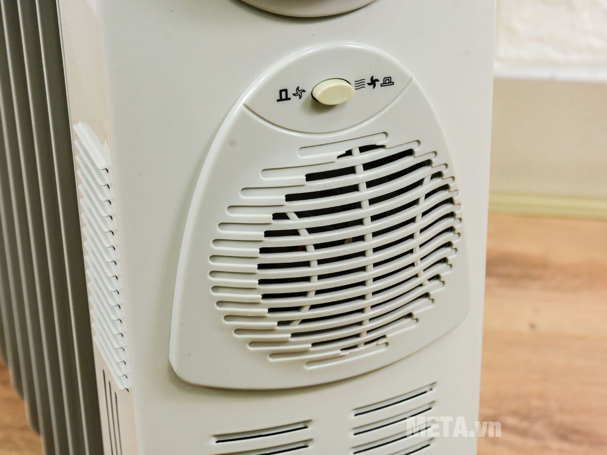 Cách sử dụng chức năng hỗ trợ nóng bằng quạt của máy sưởi dầu Tiross