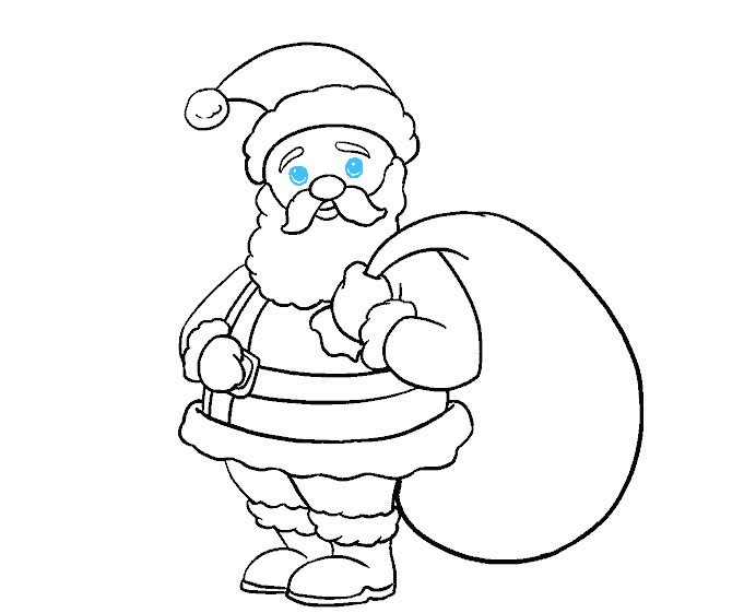 Vẽ Ông Già Noel Đơn Giản  How To Draw Santa Claus  YouTube