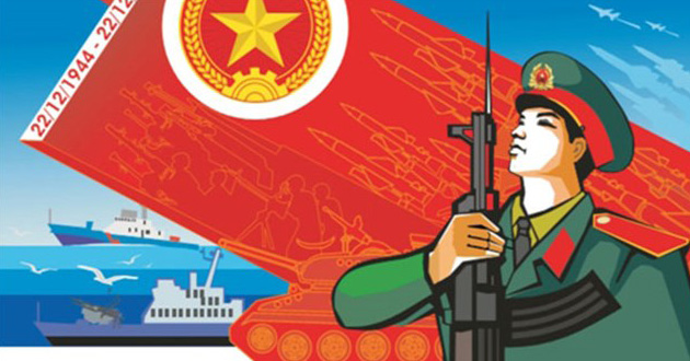 Ngày 22/12 là ngày lễ toàn quốc chào mừng ngày thành lập Quân đội nhân dân Việt Nam. Lời chúc và những đoạn thơ đầy tình cảm sẽ giúp bạn truyền tải được những cảm xúc sâu trong lòng và gửi đến những người anh hùng đã nỗ lực và hy sinh cho chính quyền và bảo vệ lợi ích của quốc gia.