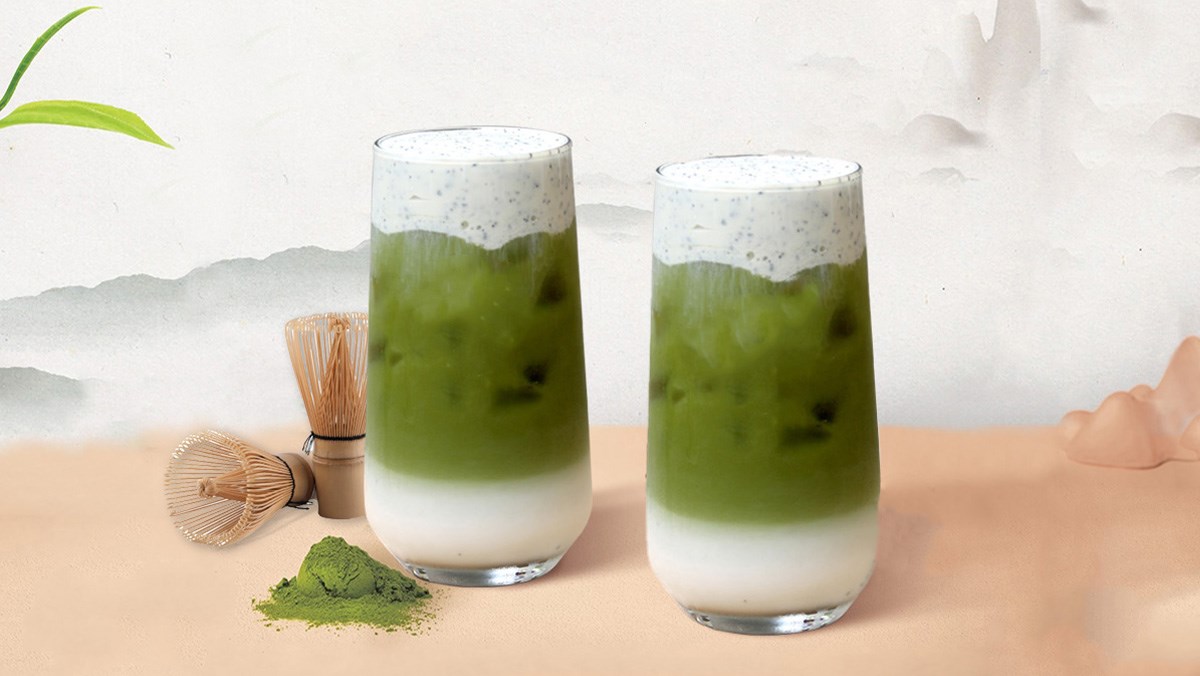 Hướng dẫn làm Matcha Latte đá