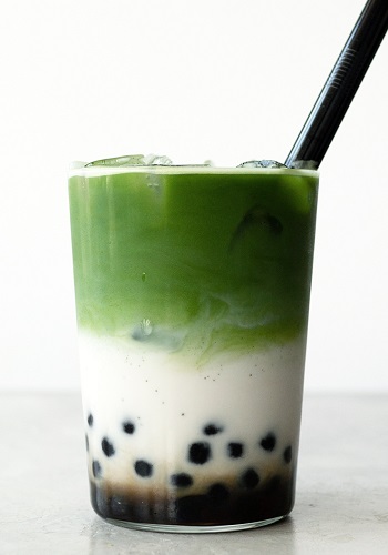 Matcha Boba Latte