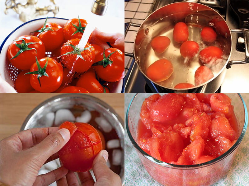 Làm sốt cà chua để bảo quản lâu hơn