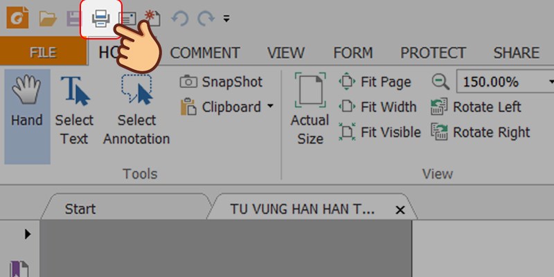 Cách in 2 trang chẵn lẻ trong PDF