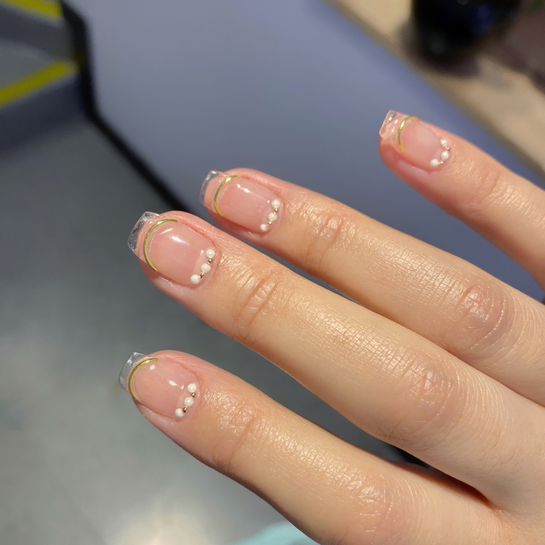 Làm nail cô dâu 2021  Nail french đầu móng và design nails  YouTube