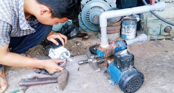 Cách sửa máy bơm