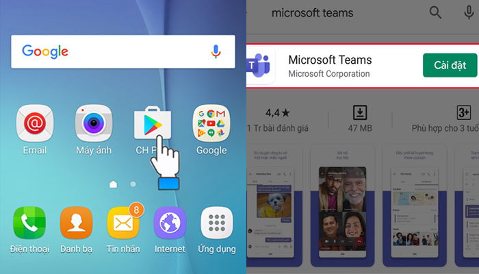 Microsoft Teams trên điện thoại là app không thể thiếu đối với những người thường xuyên làm việc đội nhóm từ xa. Với tính năng hội thoại video và chat chất lượng cao, bạn có thể dễ dàng giải quyết mọi vấn đề công việc chỉ với vài thao tác đơn giản trên điện thoại.