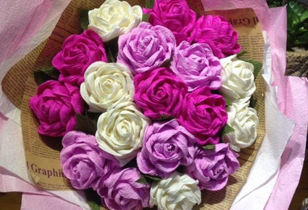 Tổng hợp 23+ cách làm bó hoa hồng bằng giấy mới nhất - lagroup.edu.vn