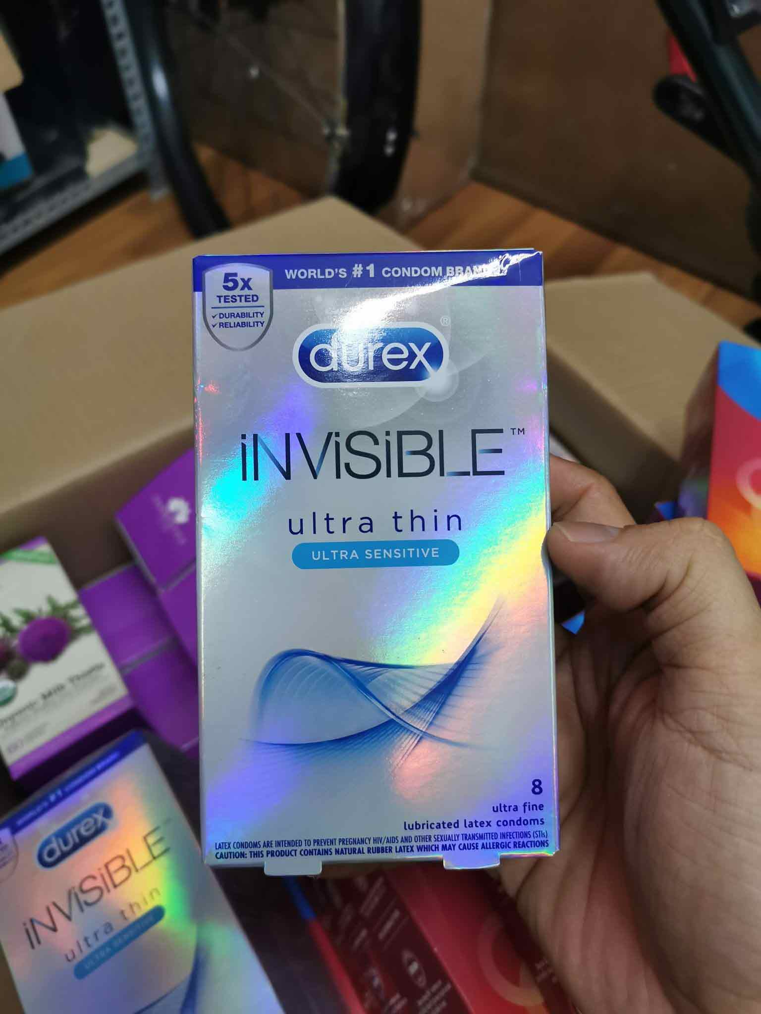 Giá bán của bao cao su Durex Invisible