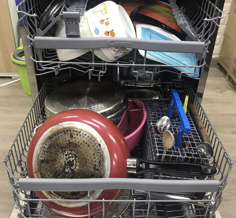 Cách xếp bát đĩa vào máy rửa bát