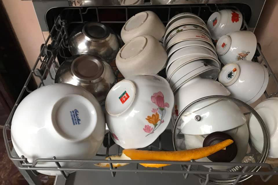 Cách xếp bát đĩa vào máy rửa bát