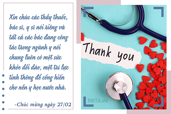 Với lòng biết ơn sâu sắc đối với tất cả các nhân viên y tế, hãy cùng xem những hình ảnh chúc mừng ngày Thầy thuốc Việt Nam để thể hiện tình cảm và quyết tâm chăm sóc sức khỏe cho cả cộng đồng. Hãy cùng chia sẻ hình ảnh này để lan toả thông điệp cảm động này nhé!