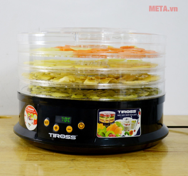 Máy sấy hoa quả, thực phẩm đa năng Tiross TS9682