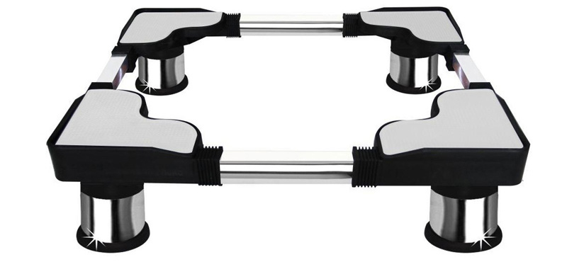 Chân đỡ máy giặt, tủ lạnh inox CD5577 (55cm - 77cm)