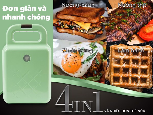 Máy nướng bánh kẹp mini Perfect PF-833