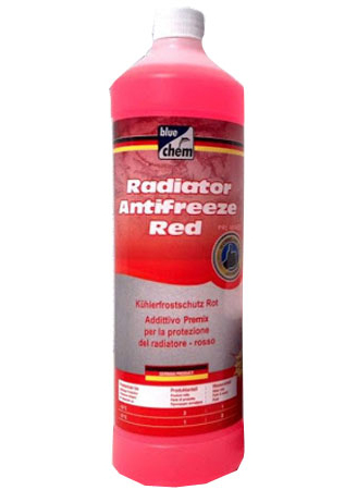 Nước làm mát động cơ ô tô Bluechem Radiator Antifreeze Coolant Red 1L