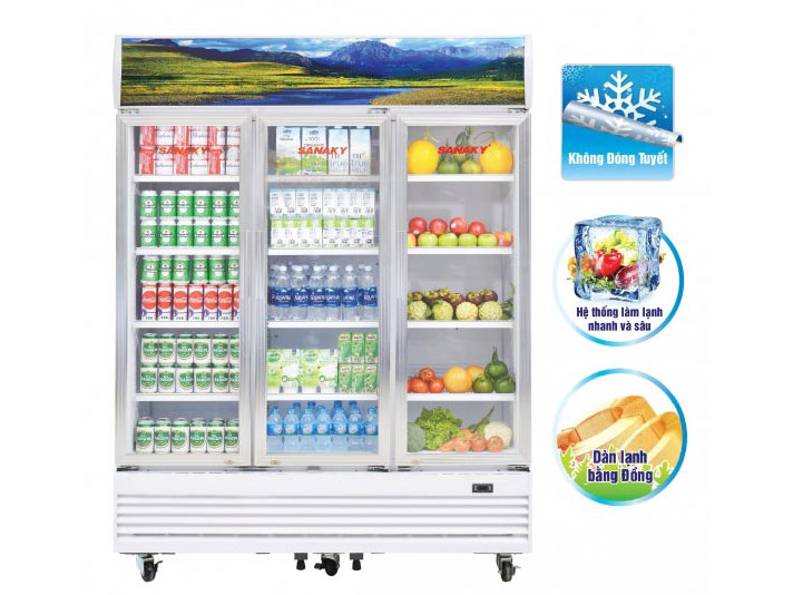 Tủ mát Sanaky sở hữu nhiều tính năng hiện đại