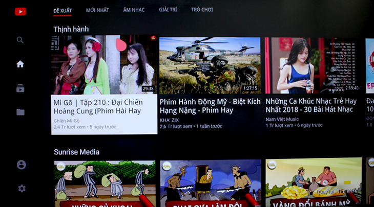 Cách thiết lập lại ứng dụng YouTube trên tivi TCL