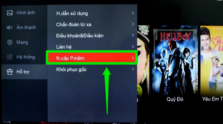 Cách cập nhật phần mềm trên tivi TCL