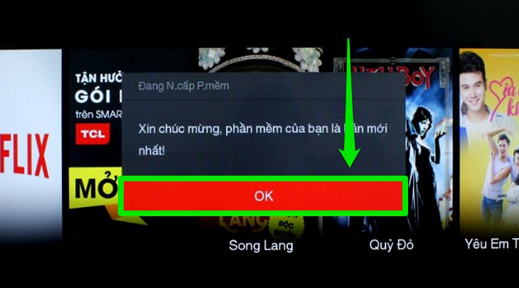 Cách cập nhật phần mềm trên tivi TCL