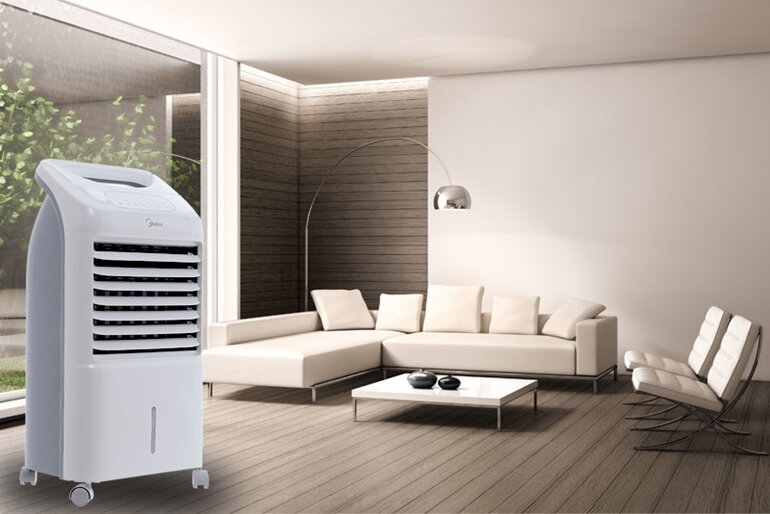 Quạt điều hòa Midea có thiết kế đẹp mắt