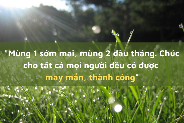 Hình ảnh chúc mùng 1 đầu tháng phát tài phát lộc