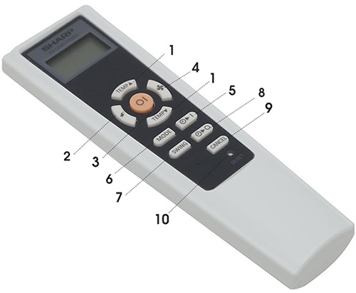 Cách sử dụng remote máy lạnh Sharp
