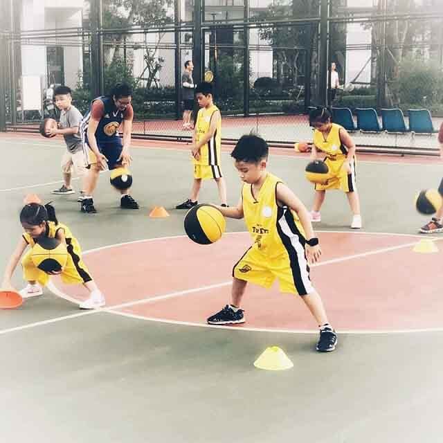 Kích thước sân bóng rổ mini cho học sinh tiêu học