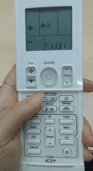 Cách tùy chỉnh chế độ trên điều hòa Đaikin