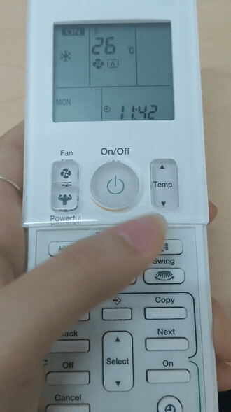 Cách điều chỉnh hướng gió trên điều khiển điều hòa Đaikin
