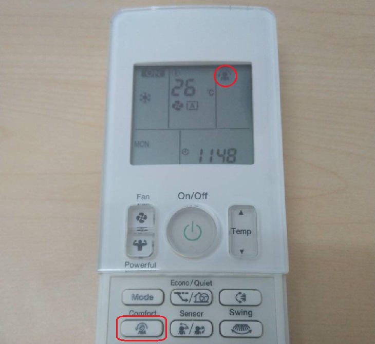 Chế độ dễ chịu trên điều hòa Daikin