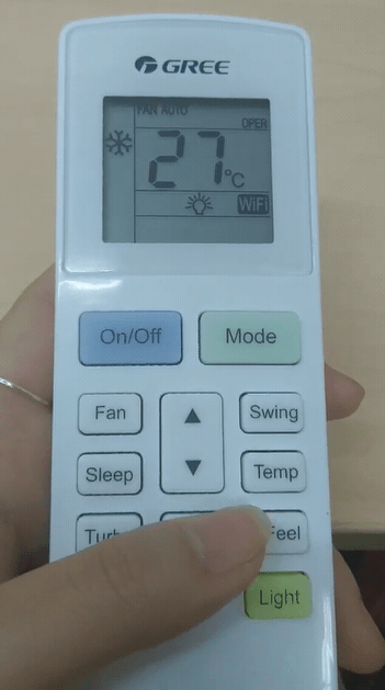 Cách sử dụng remote máy lạnh Gree dòng GWC09WA-K3DNB7I