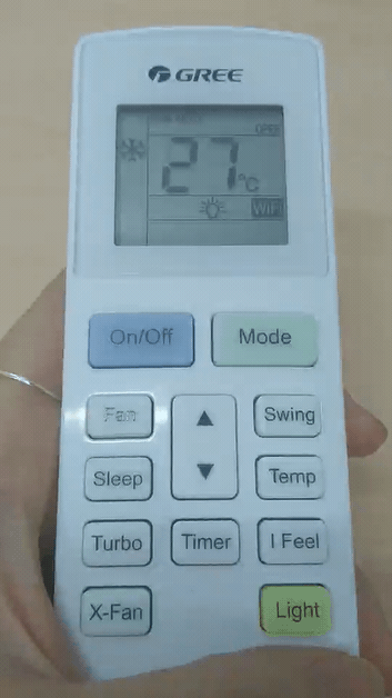 Cách sử dụng remote máy lạnh Gree dòng GWC09WA-K3DNB7I