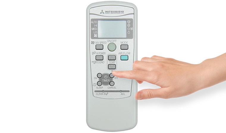 Cách sử dụng remote máy lạnh Mitsubishi dòng Heavy