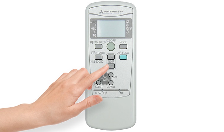Cách sử dụng remote máy lạnh Mitsubishi dòng Heavy