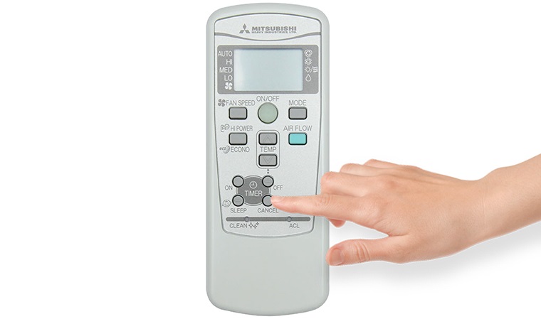 Cách sử dụng remote máy lạnh Mitsubishi dòng Heavy