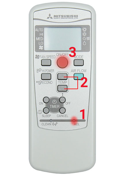 Cách sử dụng remote máy lạnh Mitsubishi dòng Heavy