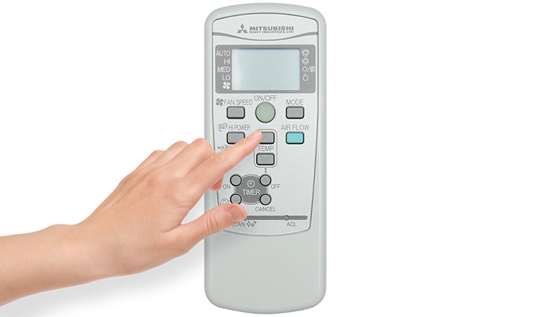 Cách sử dụng remote máy lạnh Mitsubishi dòng Heavy