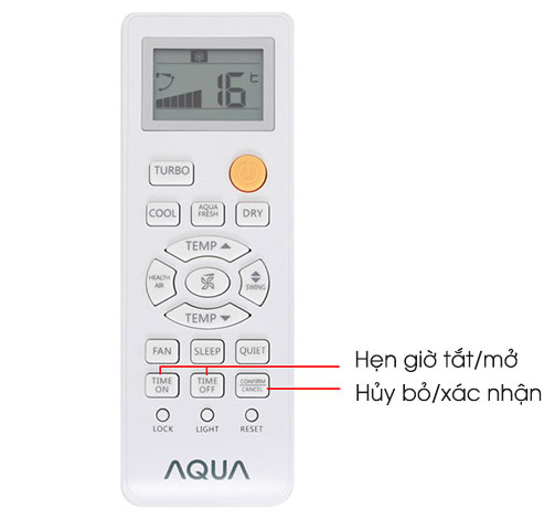 Cách sử dụng remote máy lạnh Aqua Cách sử dụng remote máy lạnh Aqua