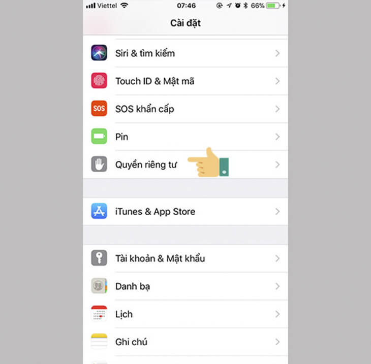 Cách cài đặt định vị iPhone
