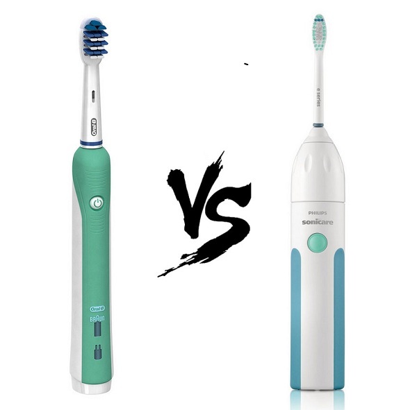 So sánh bàn chải điện Oral-B và Philips