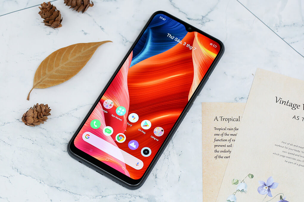 Điện thoại Realme C11 có hình giọt nước chứa camera nhỏ