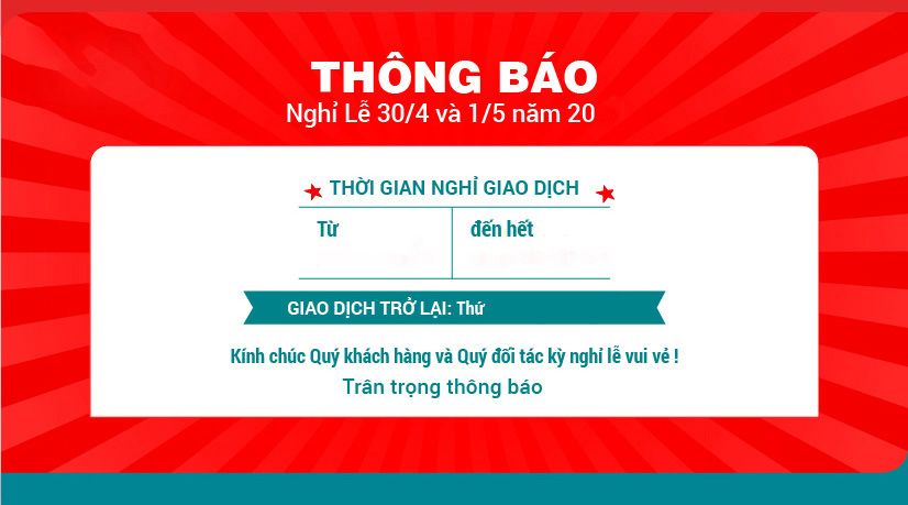 Mẫu thông báo nghỉ lễ 30/4 giúp bạn vừa nhanh chóng vừa đúng chuẩn để thông báo việc nghỉ lễ trong công ty hoặc sự kiện của bạn. Hãy xem những mẫu thông báo này để tìm kiếm mẫu phù hợp với nhu cầu của bạn.