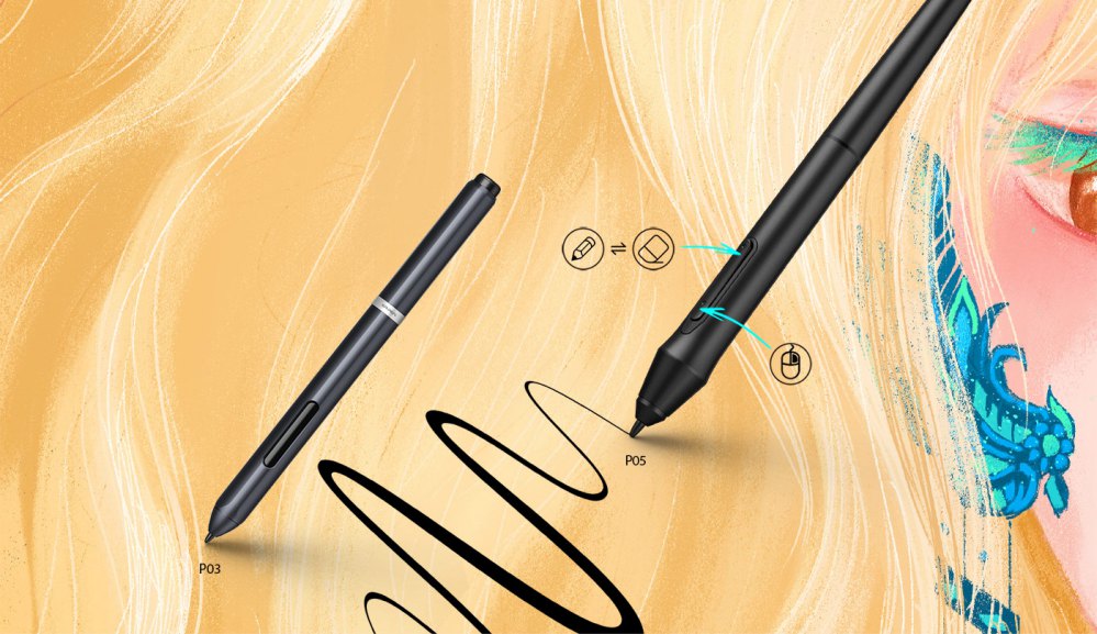 XP-Pen Deco 01 V2 được trang bị bút vẽ thông minh