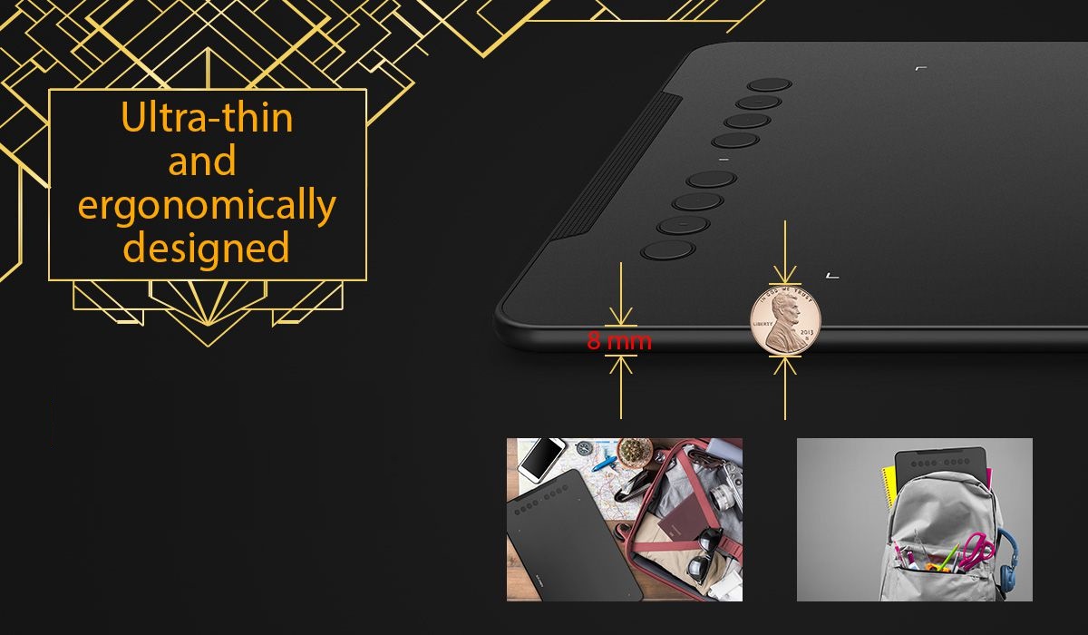 Bảng vẽ Deco 01 V2 có thiết kế siêu mỏng